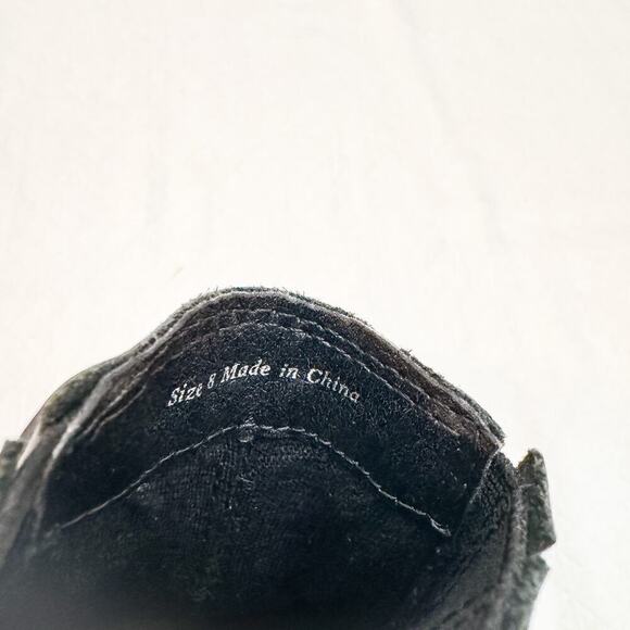 Dolce Vita Caster H20 Black Military Style Boot Rubber Sole Size 8 - Picture 5 of 6